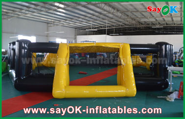 เกมเป่าลมฟุตบอล PVC Seal สนามฟุตบอลเป่าลมอุปกรณ์สนามเด็กเล่นในร่ม / กลางแจ้ง