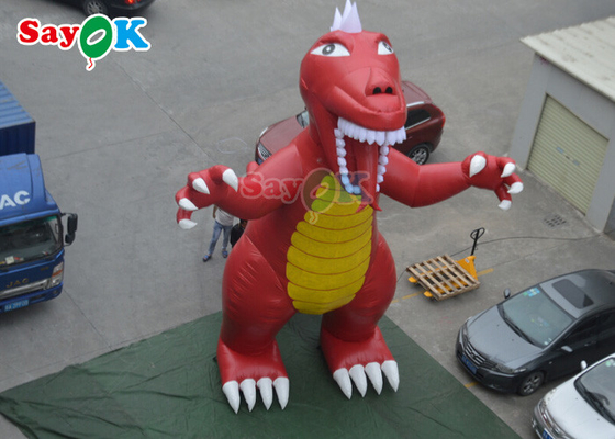 PVC Tarpaulin Giant Inflatable Raptor Dinosaur ไดโนเสาร์บอลลูนอากาศ
